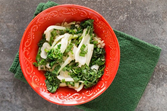 Baby Bok Choy With Mushrooms