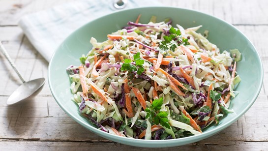 Creamy Coleslaw (Raw Vegan)