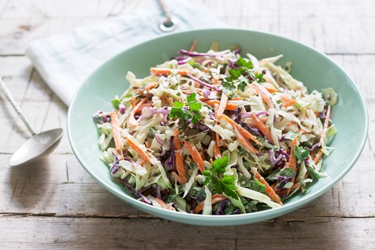 Creamy Coleslaw (Raw Vegan)