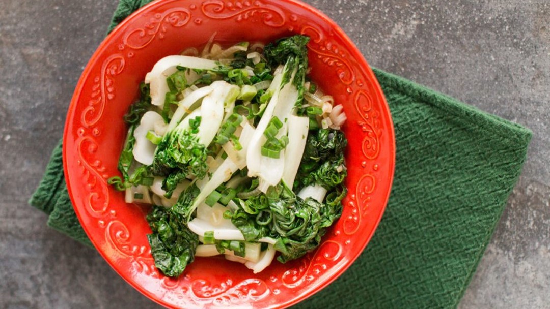 Baby Bok Choy With Mushrooms