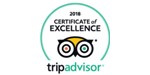 Tripadvisor Certificate of Excellence 2018